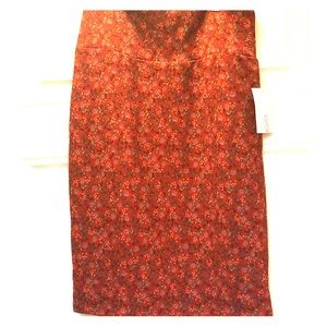 Lularoe NWT small patterned skirt